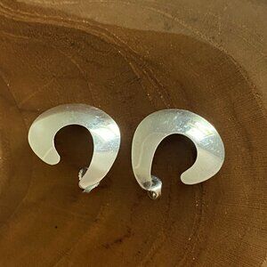 RETIRED James Avery Hoopla Hoop Earrings, Sterling Silver
